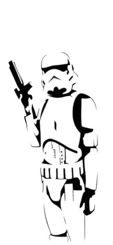Star wars storm trooper - star,