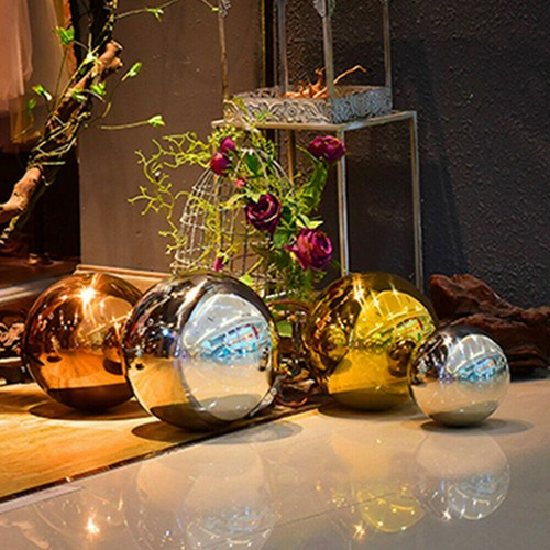 Stainless steel gazing balls - stainless,