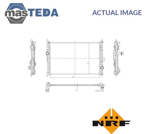 59302 engine cooling radiator - 59302,