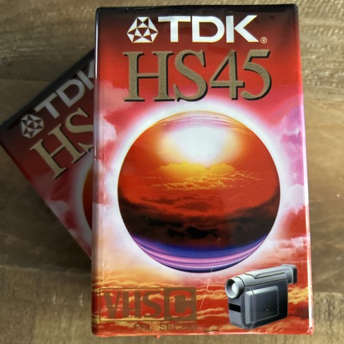Tdk hs45 vhs camcorder - 2x, vhs-c