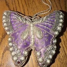 Purple Pearl And Silver Puffy