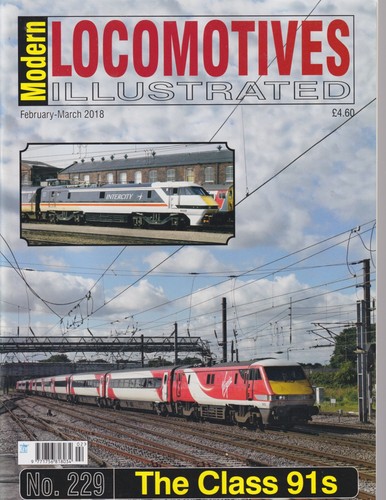 Modern locomotives illustrated - modern,