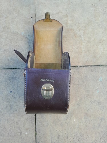Vintage bell howell - &, leather