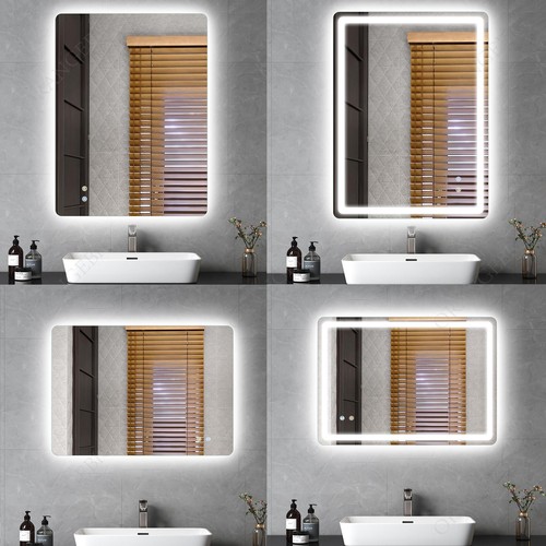 Illuminated bathroom mirror - bathroom,