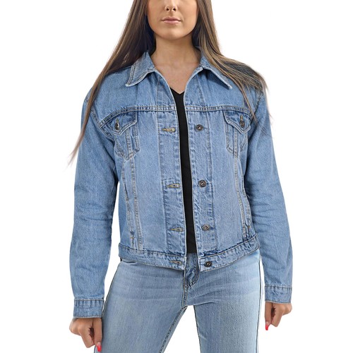 Ladies women denim jacket - ladies,