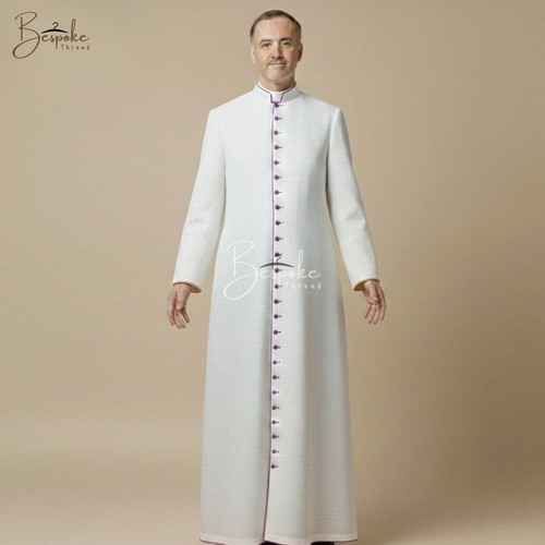 White roman catholic priest - white,
