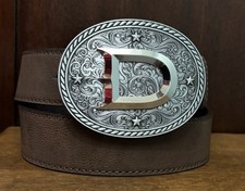BC Belts Brown Leather Belt Sz