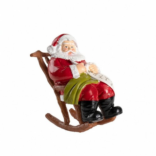 Rocking chair santa figurine - santa,