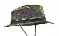 Genuine Danish Army M84 Flecktarn Camouflage Military Bush Hat Boonie Sun Jungle