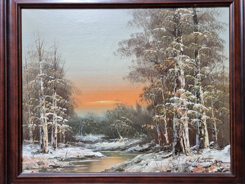 Large landscape oil painting - landscape,