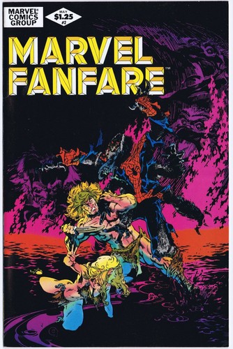 Marvel fanfare us comic - marvel,