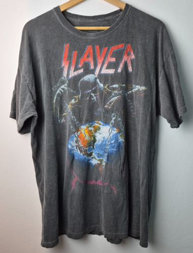 Vintage 90s slayer shirt - 90s, t
