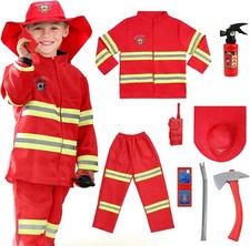 Kids Fireman Costume, Kids