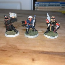 Warhammer 40k Early Inquisitors X3 Vintage Metal Figures