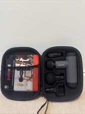Pulseroll Massage Gun with Travel Case Black And All Attachments. Used Once