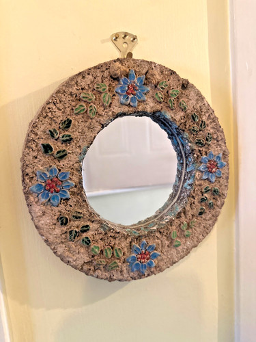 Vallauris vintage ceramic wall - ceramic,