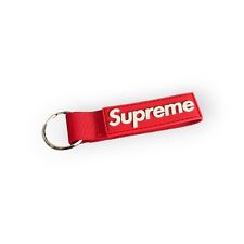 Supreme Webbing Keychain Keyring Red