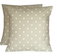 2 x Clarke & Clarke Dotty Spot