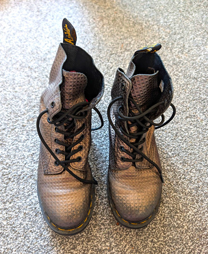 Martens 1460 grey leather - dr.,
