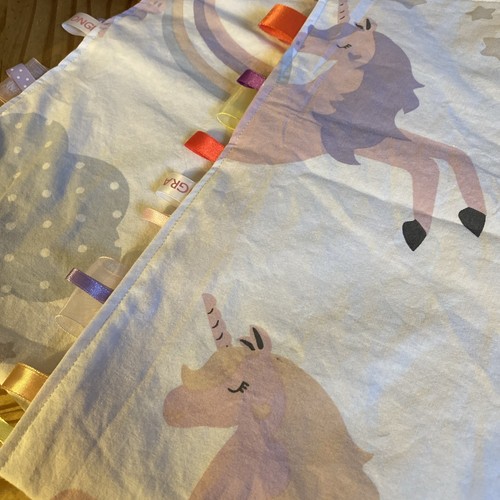 Large handmade blanket taggie - large,