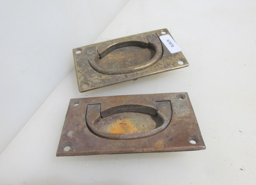 Vintage brass drawer handles - vintage,