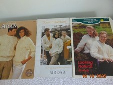 Vintage  Aran Knitting Patterns X 3. Falkland Island Wool & Sirdar
