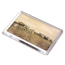 FRIDGE MAGNET - Vintage Lincolnshire Caravan Corner Duncannon Camp Ingoldmells b