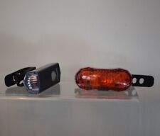 USB Rechargeable Front & Rear LED Bicycle Light Set