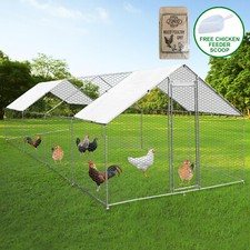 Chicken Run Coop Cage Pen Walk In Chickens Hen Enclosure 25Kg Mixed Poultry Grit
