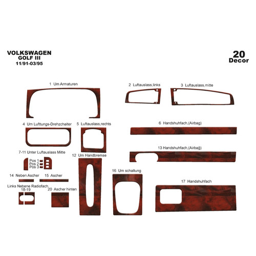 Fits interior dash - interior, cover