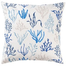 Sea Coral Cushion Cover. Navy