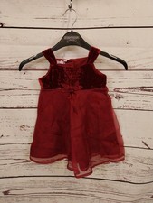 Monsoon - Baby Girls - Red/Burgundy Dress - Age 3-6 Months - *BNWT*