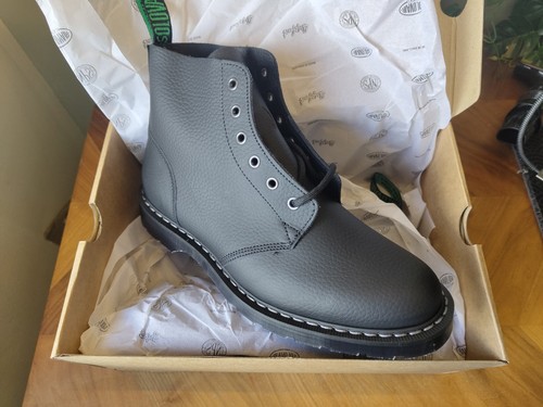 Solovair black greasy grain - black, 6