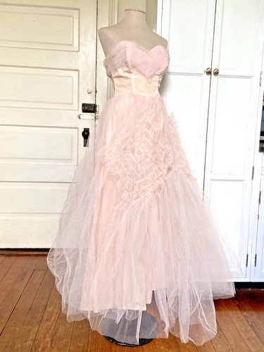Vintage 1950s tulle - tulle, prom