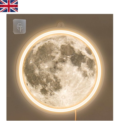 Elegant moon neon light - elegant,