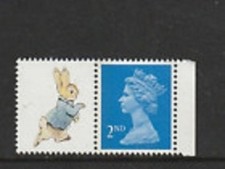 Postage stamps 2nd class - gb,