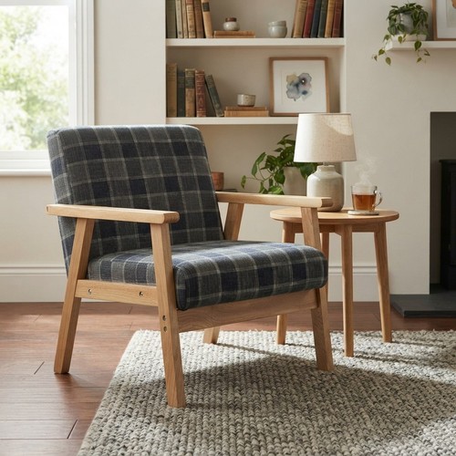 Stylish grey check - grey,