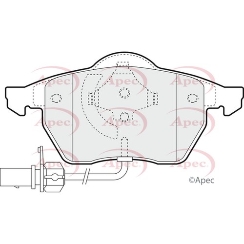 Brake pads set - brake, a4