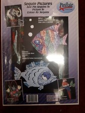 Pinflair Sequin Picture Kit ~ exotic fish