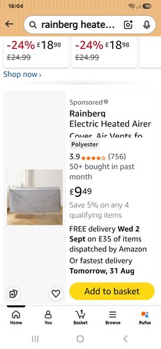 Heater airer cover - airer,