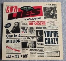 gun n' roses  rock vinyl album