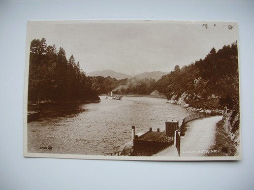 Loch katrine postcard pier - postcard,