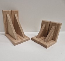 Oak Shelf Bracket Wooden Timber Support- Single 2 Sizes Available