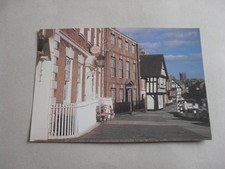 POSTCARD - NANTWICH - WELSH ROW - CHESHIRE - ANTIQUE SHOP - HOUSES - CHURCH