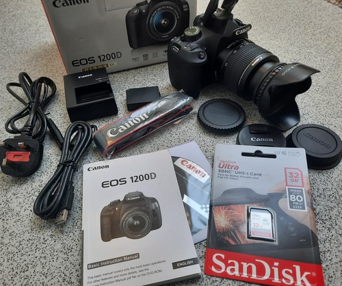 Boxed canon eos - 1200d, 18.0mp