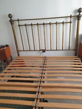 *Reduced Luxury Brass Metal Bed Frame King Size Assembly required 