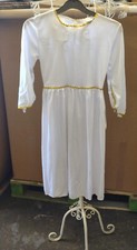 Angel costume with head band, wings and dress, size medium