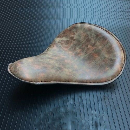 Aged brown motorcycle solo - aged,