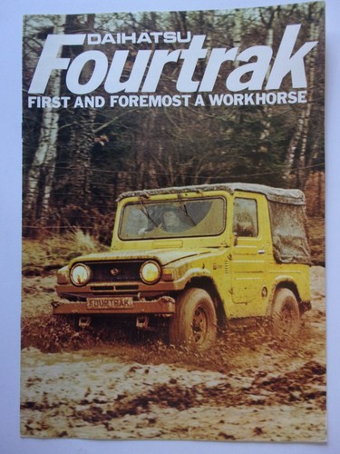 Daihatsu fourtrak orig 1981 - fourtrak, uk