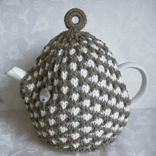 Hand knitted 6 - hand, cup